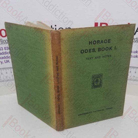 Picture of Horace Odes, Book I: Text and Notes