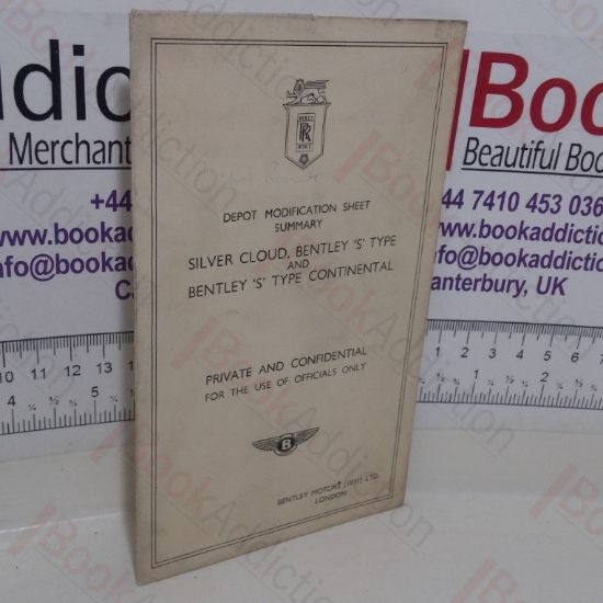 Picture of Depot Modification Sheet Summary - Silver Cloud, Bentley S Tye and Bentley S Type Continental