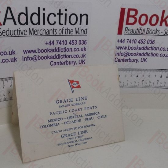 Picture of Grace Line (North Pacific Service) Schedule of Sailings, May 1936