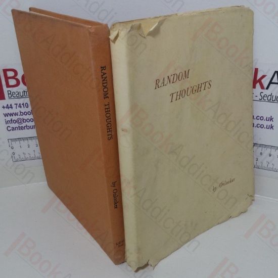 Picture of Random Thoughts: A Series of Essays Contributed to The London Corn Circular