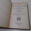 Picture of Syntaxe Francaise Du XVIIE Siecle