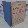 Picture of On Language and Writing