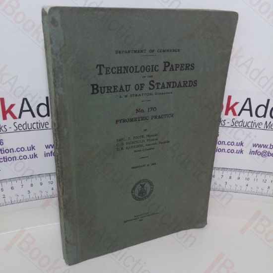 Picture of Technologic Papers of the Bureau of Standards: No. 170 - Pyrometric Practice