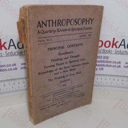 Picture of Anthroposophy: A Quarterly Review of Spiritual Science (Vol. II, No. 1, Easter 1927)