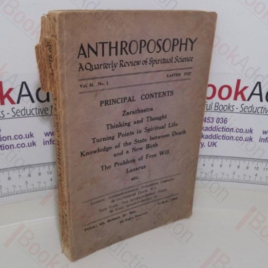 Picture of Anthroposophy: A Quarterly Review of Spiritual Science (Vol. II, No. 1, Easter 1927)
