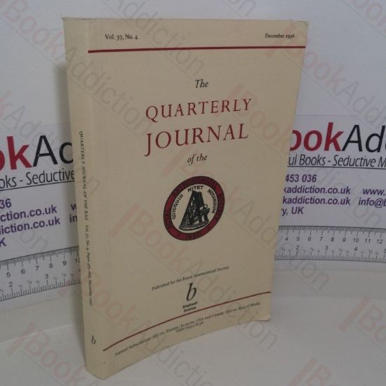 Picture of The Quarterly Journal of the Royal Astronomical Society (Vol. 37, No. 4, December 1996)