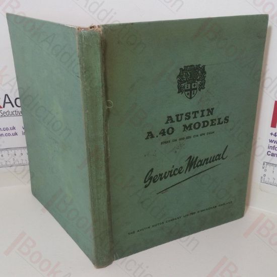 Picture of Austin A40 Models: Series GS4 GD3 GD5 GV4 GP4 GQU4 Service Manual