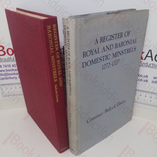 Picture of Register of Royal and Baronial Domestic Minstrels, 1272-1327