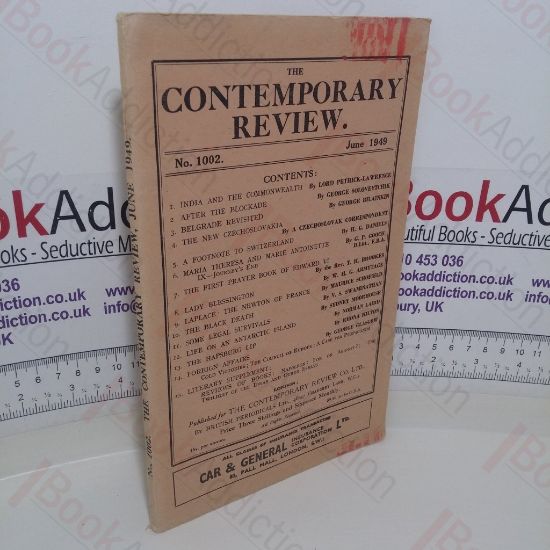Picture of The Contemporary Review (No. 1002, June 1949)