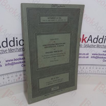 Picture of Catalogue of Fine English Delftware, Continental Faience and English Porcelain (Auction Catalogue, Sotheby and Co, London, March 24th, 1959)