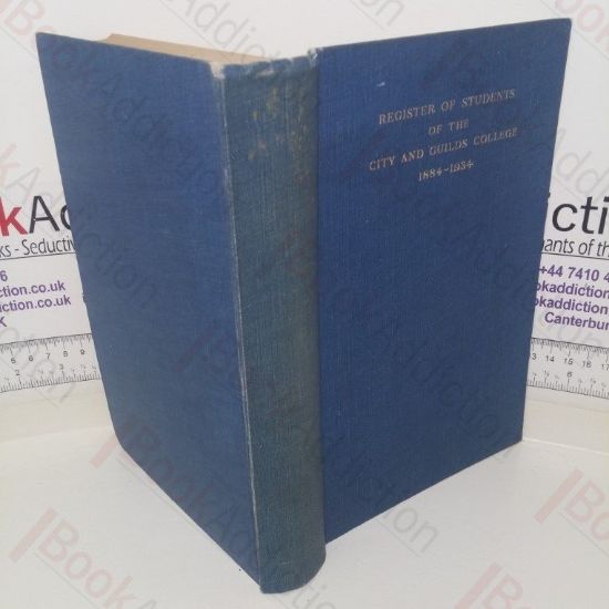 Picture of Register of Students of the City and Guilds College, 1884-1934