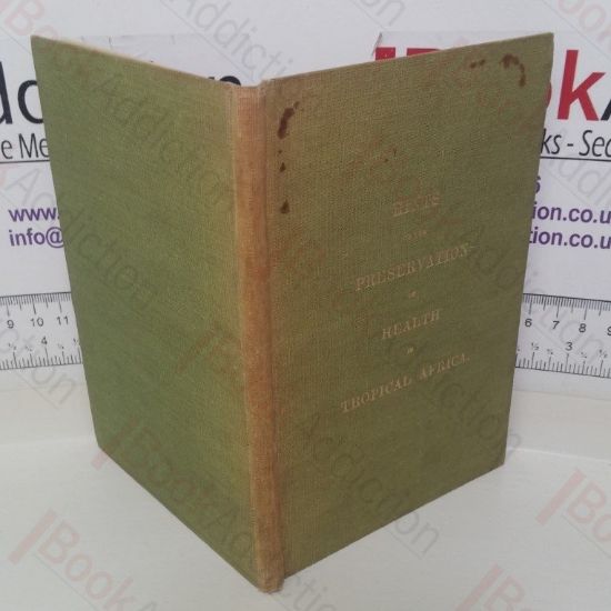 Picture of Hints on the Preservation of Health in Tropical Africa