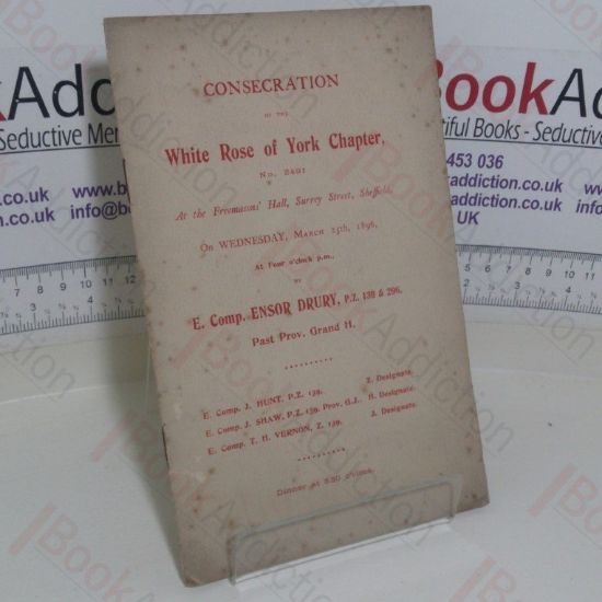 Picture of Programme for the Centenary Celebration of the Amphibious Chapter, at the Freemason's Hall, Heckmondwike, 24 October 1951