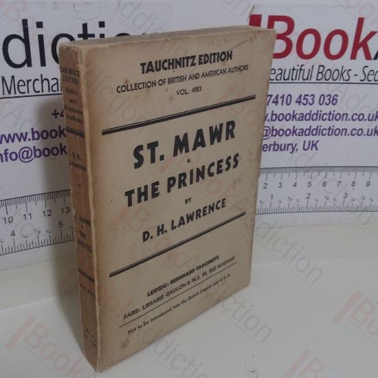 Picture of St Mawr Together with The Princess (Tauchnitz Edition: Collection of British and American Authors: Vol. 4953)
