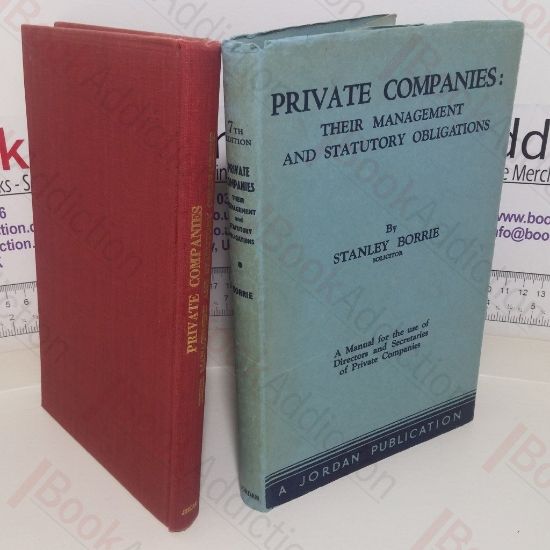Picture of Private Companies: Their Management and Statutory Obligations