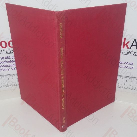 Picture of Factors to Determine Relative Shares: The Case of India (I D E Occasional Papers Series, No. 5)