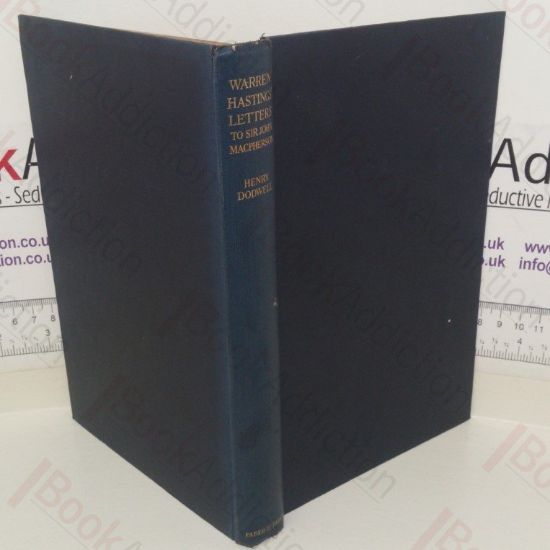 Picture of Warren Hastings Letters to Sir John Macpherson