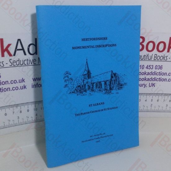 Picture of Hertfordshire Monumental Inscriptions: St Albans, The Parish Church of St Stephen