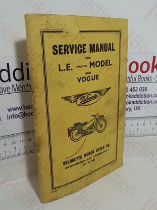 Picture of Velocette: Service Manual for L E (Mark III) Model and Vogue
