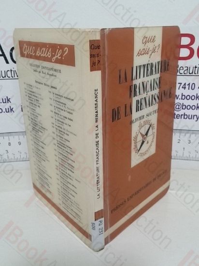 Picture of La LittÃ©rature Francaise de la Renaissance (Que Sais Je series)