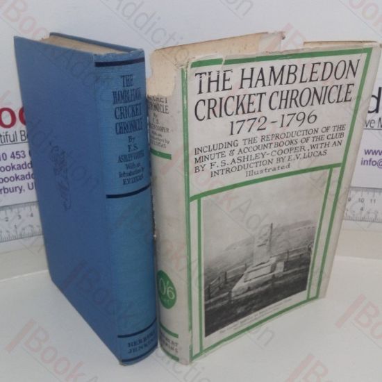 Picture of Hambledon Cricket Chronicle, 1772-1796, including the Reproduction of the Minute and Account Books of the Club