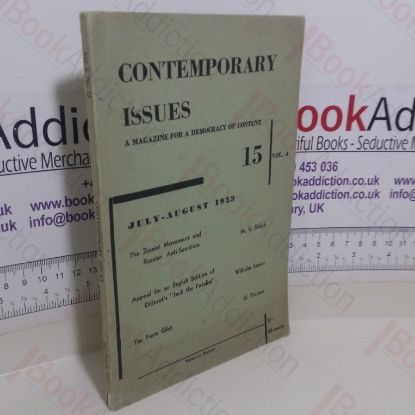 Picture of Contemporary Issues: A Magazine for A Democracy of Content (Volume 4, No. 15, July-August 1953)