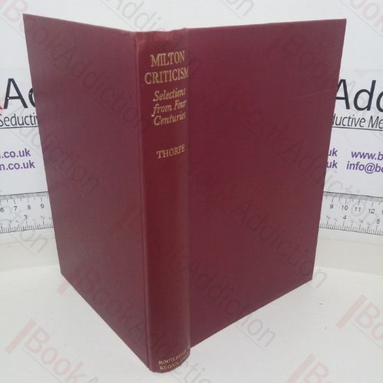 Picture of Milton Criticism: Selections from Four Centuries
