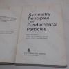 Picture of Symmetry Principles and Fundamental Particles
