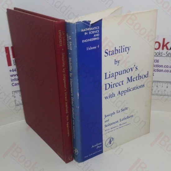 Picture of Stability by Liapunov's Direct Method, with Applications (Mathematics in Science and Engineering series, No. 4)