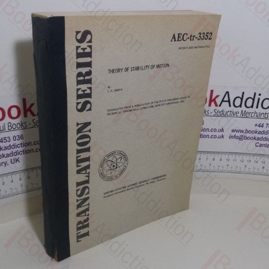 Picture of Theory of Stability of Motion (Translation series, AEC-tr-3352)