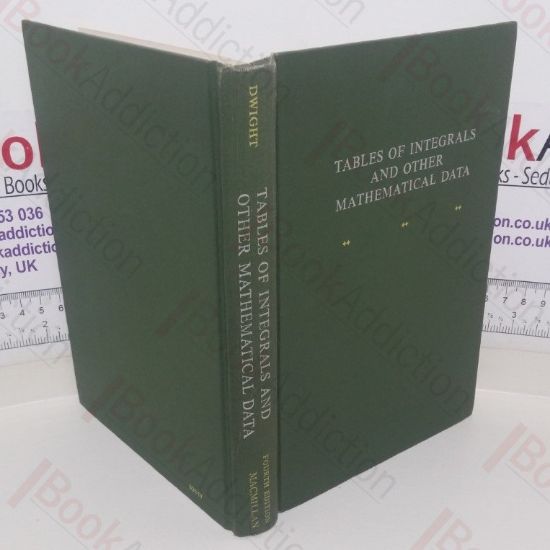 Picture of Tables of Integrals and Other Mathematical Data