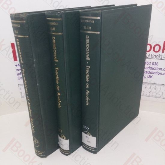 Picture of Foundations of Modern Analysis; Treatise on Analysis (Pure and Applied Mathematics series, Nos. 10-I, 10-II and 10-III) (3 volumes)