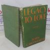 Picture of Legacy to Love: Selected Poems, 1931-1941