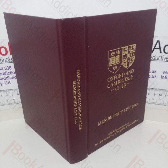 Picture of Oxford and Cambridge Club: Membership List, 2013