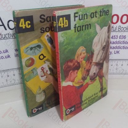 Picture of Fun at the Farm; Say the Sound (Ladybird Key Words Reading Scheme, Nos. 4b and 4c) (2 volumes)