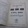 Picture of Instruction Book for 954E (Diesel), 955E (Petrol), 956E (Vap Oil) 4 Cyl O H V Industrial Engines