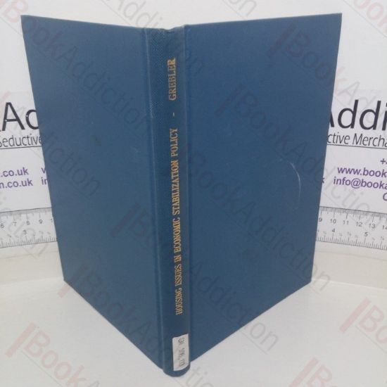 Picture of Housing Issues in Economic Stabilization Policy (Occasional Paper No. 72)