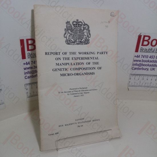 Picture of Report of the Working Party on the Experimental Manipulation of the Genetic Composition of Micro-Organisms