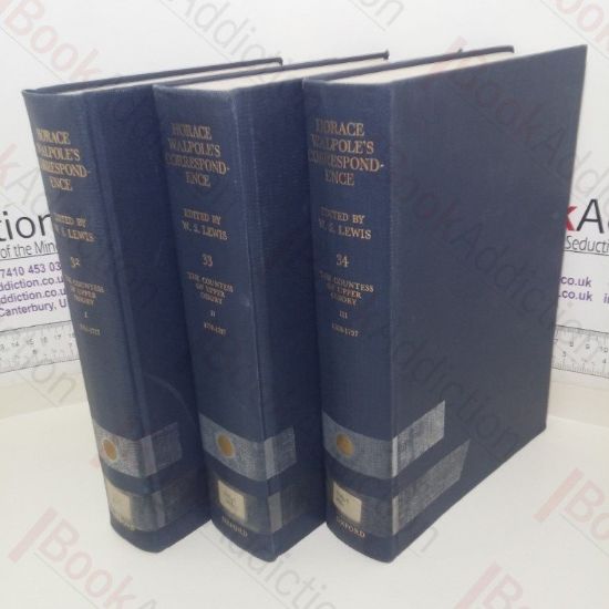 Picture of Horace Walpole's Correspondence with the Countess of Upper Ossory (The Yale Edition of Horace Walpole's Correspondence, Volumes 32, 33 and 34) (Three Volumes)