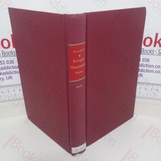 Picture of European Metaphysical Poetry (The Elizabeth Club series 2)