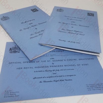 Picture of Booklets etc relating to the Opening of St George's Centre, Gravesend, on 5th July 1983 by Princess Michael of Kent