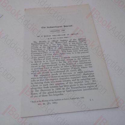 Picture of The Roman Fire Brigade in Britain (The Archaeological Journal, December 1883)