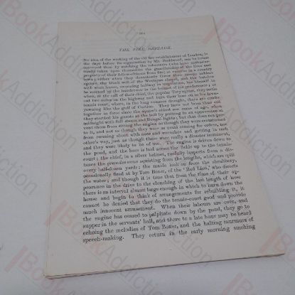 Picture of The London Fire Brigade (Cornhill Magazine, 1885)