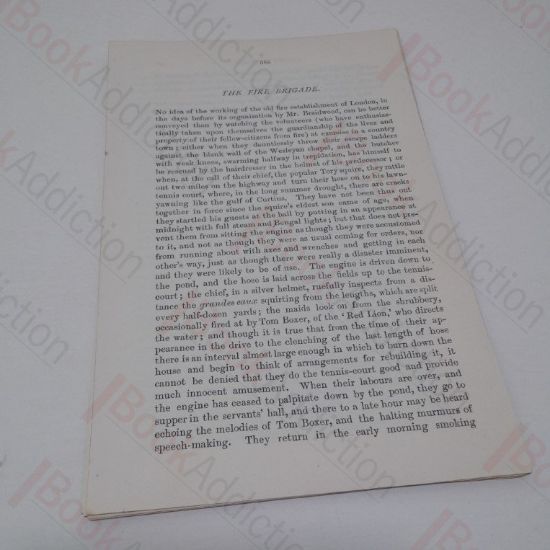 Picture of The London Fire Brigade (Cornhill Magazine, 1885)