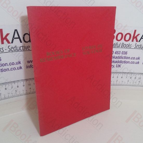 Picture of Books of Rememberance / Livres du Souvenir