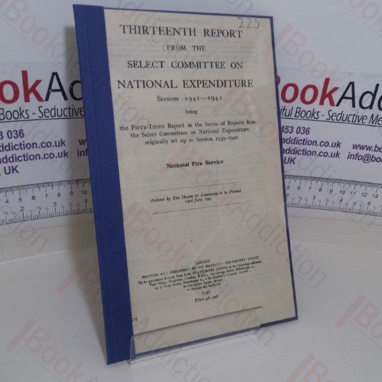 Picture of Thirteenth Report from the Select Committee on National Expenditure, Session 1941-1942, National Fire Service (Cmnd 103)