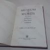 Picture of Museum of Words: The Poetics of Ekphrasis from Homer to Ashbery