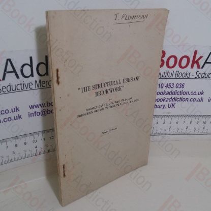 Picture of The Structural Uses of Brickwork (Structural and Building Paper, No. 24)