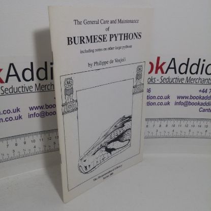 Picture of The General Care and Maintenance of Burmese Pythons, Including Notes on Other Large Pythons (The Herpetocultural Library series)