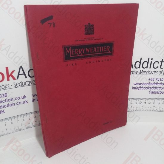 Picture of Merryweather Fire Engineers Illustrated Catalogue